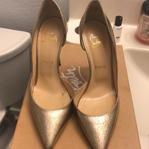 Christian Louboutin Iriza Laminato Animal 100